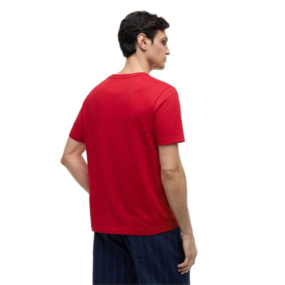 Tommy Hilfiger Mens Script Logo T-Shirt / White